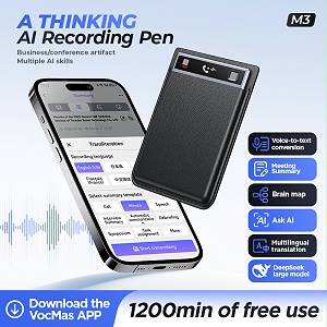 M3智能Ai录音笔卡片通话录音专业语音转文字多国语音翻译律师会议